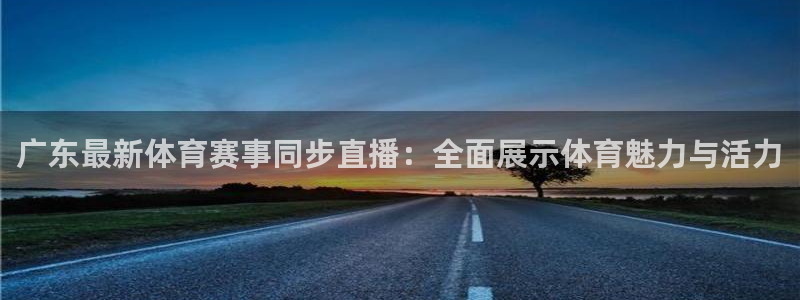 833体育在线直播在线看免费版：广东最新体育赛事同步直播：全面展示体育魅力与活力
